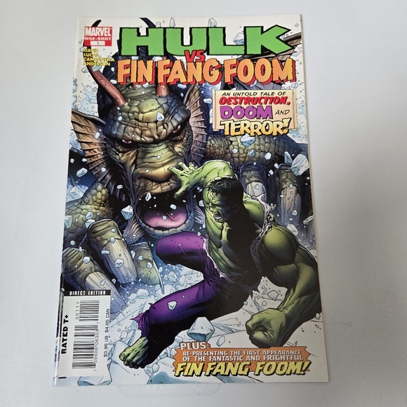 Marvel Hulk vs Fin Fang Foom Comic Book - Picture 1 of 6